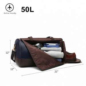 Sac de voyage de luxe avec housse pour vêtements, convertible en sac de sport, bagage à main - Product Image 3