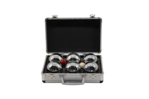 2024 Nieuwe Hete Verkoop Hoge Kwaliteit Petanque Set 6 Aluminium Ballen Met Aangepaste Logo Outdoor Oefenspel In Stalen Doos Pc Tas