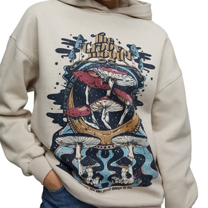 Sweat-shirt à capuche pour femme de haute qualité, 100% coton, lourd, écologique, logo personnalisé, streetwear, confortable - Product Image 6