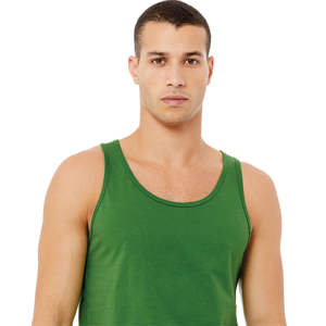 Side Seamed Retail Fit 100% Airlume Combed and Ring Spun Cotton 32 Single 4.2 oz Leaf Unisex Jersey Tank - Product Image 4