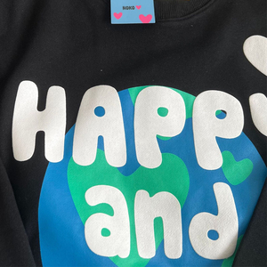 Personalizado para hombre Puff Imprimir Streetwear Tee OEM Fábrica de algodón de gran tamaño T Shirt 3D Raised Logo Design Shirt - Product Image 2