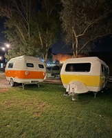 Caravane pliante moderne Tear Drop Camper, légère, imperméable, de 5 à 20 pieds, pour 4 à 8 personnes, camping en plein air, compatible 4x4