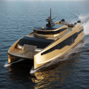 Yacht de croisière personnalisé UBI 1450, coque en aluminium de 11,8 m, HD-1180B, 50 passagers, moteur inboard, Chine - Product Image 1