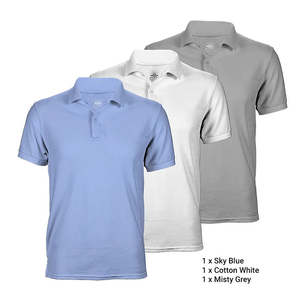 Polo homme 100% coton, manches courtes, logo personnalisé, qualité supérieure, coupe classique, respirant, vêtement décontracté, polo élégant - Product Image 5