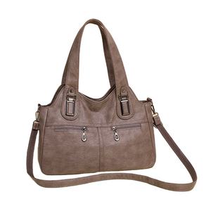 PU Leather Vintage Geometric Handbag 2026 | Womens Top Handle <b>Crossbody</b> <b>Bag</b> - Product Image 2