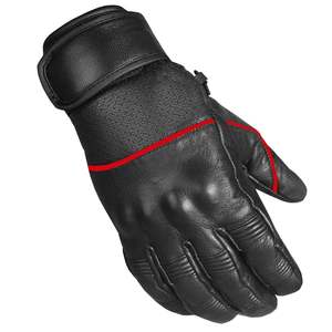 Guantes de carreras de motos antideslizantes de dedo completo personalizados para hombres de cuero Premium transpirable pantalla táctil deportes al aire libre - Product Image 5