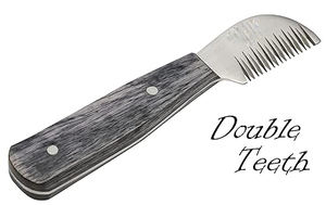 มีดตัดขนสัตว์สำหรับสุนัขและแมวเครื่องมือเล็มที่มีฟันสองซี่มีดปอกทุกชนิดมีอยู่ - Product Image 2