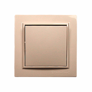 Hot Sale 1 Gang 1 Way Electrical 16A Latte IP22 220V Wall <b>Switches</b> UK/US/EU Standard Compatible for <b>Light</b> Power Control for Home - Product Image 1