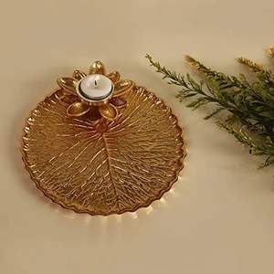 Hilal Moon Portavelas de oro blanco Crescent Tealight Stand Candelabro decorativo moderno Estilo islámico árabe Decoración para el hogar - Product Image 4