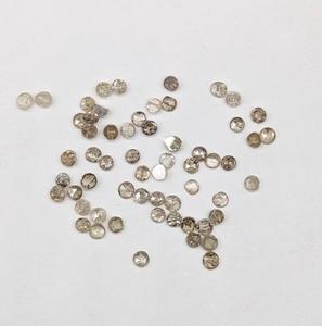 ลูกปัดแชมเปญกลมลูกปัดกุหลาบหลวมเจียระไนเพชรเจียระไนแบบเพชรอัญมณีสำหรับเป็นของขวัญวันเกิด100% เพชรแชมเปญธรรมชาติ - Product Image 3