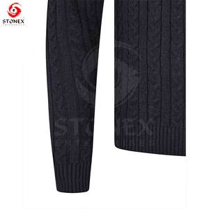 Couleurs unies Prix de gros Meilleur matériau respirant Super doux pull confortable pour hommes. - Product Image 3