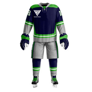 Meilleur style d'uniforme de hockey sur glace respirant à séchage rapide pour hommes et vêtements de sport personnalisables pour hommes adultes uniforme de hockey sur glace - Product Image 1