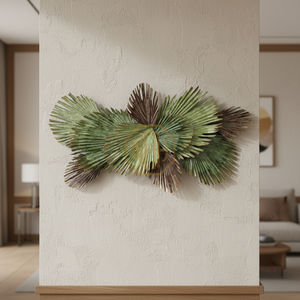 Décoration murale en métal abstrait, sculpture moderne, art mural décoratif pour salon et chambre à coucher, finitions personnalisées - Product Image 2