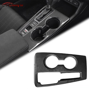 ABS Carbon Look kit interni per auto con controllo centrale portabicchieri adesivo per <span class=keywords><strong>Honda</strong></span> <span class=keywords><strong>Civic</strong></span> 11th Gen f1 FL1 RS 2022-2025 - Product Image 1