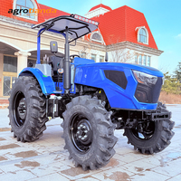 Tracteur à roues 4x4 de 100-110 CV avec pare-soleil, modèle personnalisé avec logo