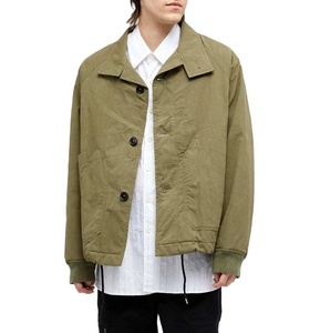 Veste de travail streetwear de haute qualité avec logo personnalisé Veste extérieure en toile coton pour hommes - Product Image 5