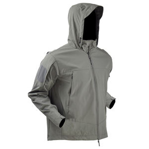 Chaqueta bomber larga de cuero personalizada directa de fábrica para hombre, transpirable, impermeable, estilo Hip Hop, lona, precio al por mayor para invierno - Product Image 2