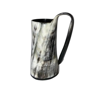 Tasse en corne de buffle sculptée Tasse à logo de taille personnalisée Boissons Tasse en corne de buffle naturelle fabriquée à la main - Product Image 5