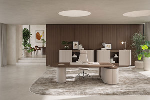 Escritorio <span class=keywords><strong>de</strong></span> oficina ejecutivo <span class=keywords><strong>de</strong></span> lujo en forma <span class=keywords><strong>de</strong></span> L Diseño <span class=keywords><strong>de</strong></span> clase alta para comodidad y estilo - Product Image 5