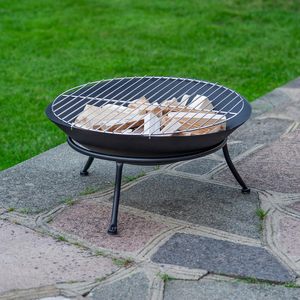 Modern Outdoor Metal <b>Fire</b> Pit with Natural <b>Gas</b> for Garden Patio Social Evening Use at Wholesale Rate - Product Image 1