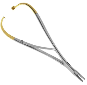 Portaagujas TC Mattieu de acero inoxidable de alta calidad con mandíbula dentada delicada instrumento quirúrgico Manual de IMANS - Product Image 4