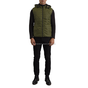 Chaleco Reversible para Hombre Estilo Urbano, Cortavientos, Sin Mangas, Chaqueta de Invierno Transpirable con Cremallera, Personalizable OEM - Product Image 1