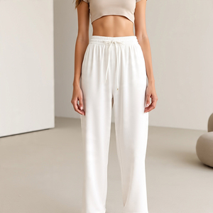 Baggy <b>Trouser</b> 100% Cotton <b>Women</b> Sportswear <b>Summer</b> Pajama <b>Trouser</b> Ladies Running Fitness Spring <b>Women's</b> - Product Image 5