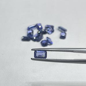 Zafiros Azules Naturales de Primera Calidad, 100% Naturales, Calentados, Corte Octogonal de 6x4 mm, Color Azul Aciano, Piedras Preciosas Sueltas para Joyería - Product Image 4