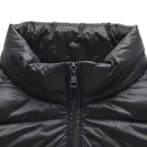 Venta al por mayor de los hombres Casual invierno cálido otoño abajo Puffer Chaleco de talla grande 5XL transpirable Reversible lona chaquetas sin mangas - Product Image 3