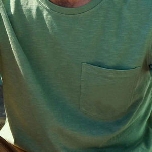 Custom logo Blank <b>T</b>-<b>shirts</b> Summer <b>Mens</b> Tshirt Organic Cotton Tshirts Short Sleeve Tshirt with <b>Pocket</b> <b>Men's</b> Jersey <b>T</b> <b>Shirt</b> - Product Image 6