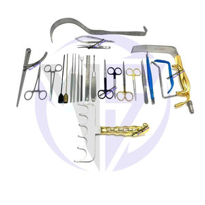 24/Uds instrumentos quirúrgicos de acero inoxidable con logotipo personalizado juego de abdominoplastia para cirujano cosmético herramientas manuales disponibles - Product Image 6