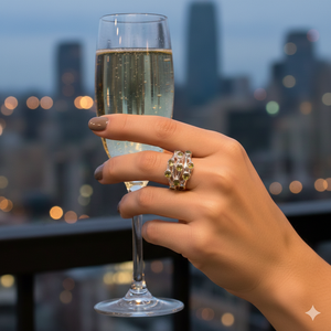 Factory Hot Sell High Quality <b>Gold</b> Jewelry Single Row Bling <b>Opal</b> Engagement 1.7mm Width Hip Hop 925 Silver Wedding <b>Rings</b> Women - Product Image 3