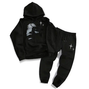 Logo personnalisé imprimé 100% survêtements pour hommes confortable le plus populaire meilleure vente bas prix survêtements sérigraphiés personnalisés - Product Image 1