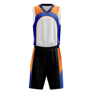 Maillot de basket-ball réversible noir et rouge personnalisé 2026, impression par transfert thermique professionnelle, uniforme d'été, ensembles à séchage rapide - Product Image 2