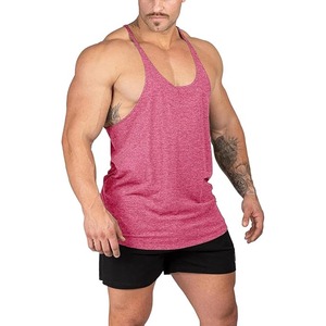 Offre Spéciale hommes sans manches Gym entraînement entraînement Stringers coton sport bâtiment Gym Stringer prix de gros tricoté tissage - Product Image 3