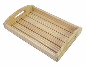 Look artistique 100% plateau en bois sculpté à la main en bois pur Shesham meilleur fournisseur de plateaux en bois de vente de l'Inde (AC 9617) - Product Image 6