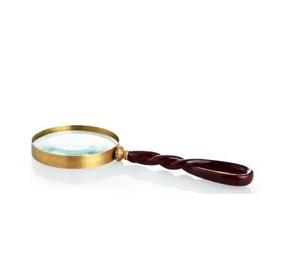 Modern Rustic Home Arts Luxury Gold <b>Magnifying</b> <b>Glass</b> Top Arrival New Nautical Decor with Hanging Feature Made of Premium Metal - Product Image 2