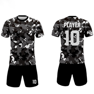Uniformes de fútbol para entrenamiento y deportes, nuevo modelo, última impresión, logotipo personalizado y nombre del equipo, conjunto de uniformes de fútbol - Product Image 4
