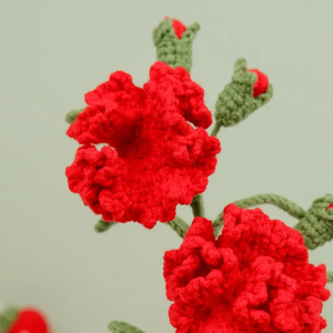 ดอกไม้ถักโครเชต์แฮนด์เมดสำหรับใส่กระถางดอกไม้ประดิษฐ์เป็นของขวัญให้เพื่อนสมบูรณ์แบบสำหรับตกแต่งบ้านผลิตในเวียดนาม - Product Image 4