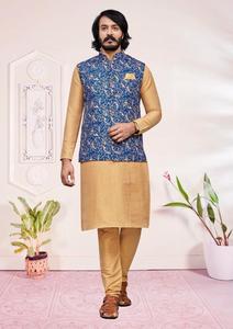 Nouveau Koti Kurta imprimé indien exclusif et exportation de pyjama par Maruti Fashion - Product Image 3