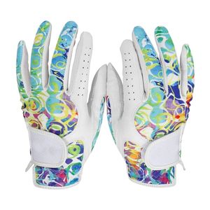 ถุงมือกอล์ฟหนังแกะระบายอากาศสีขาวเทายืดหยุ่นได้มีห่วงตะขอปิดมือเด็กผู้ชายผู้หญิงกลางแจ้งคุณภาพสูง - Product Image 5