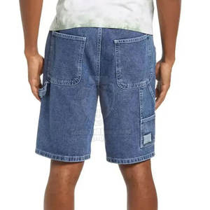 Pantalones Cortos de Mezclilla para Hombre, Estilo Nuevo, Hechos a Medida, Transpirables, Casuales de Verano, Corte Recto, Cintura Media, Color Sólido, Hechos en Pakistán - Product Image 2