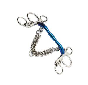 Recién llegado, broca de caballo de media mejilla de acero inoxidable para ponis de entrenamiento, fabricada por TARIQ MFG CO - Product Image 5