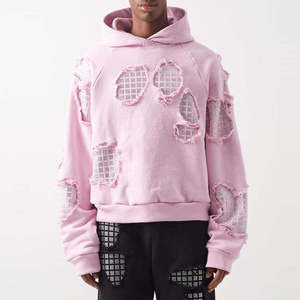 Sweat-shirt premium délavé avec logo personnalisé, haute qualité, vente en gros - Product Image 2