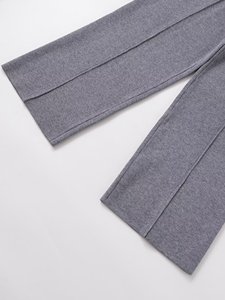 Wholesale Women's Canvas Streetwear Winter Casual Joggers Sweatpants Athletic Yoga Pants Mid Drawstring Design Solid Color 100% - Product Image 4