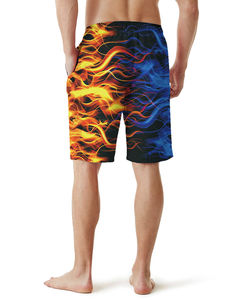 กางเกงขาสั้นชายหาดของผู้ชายกางเกงขาสั้นลายออกแบบได้ตามที่ต้องการสำหรับฤดูร้อนกางเกงขาสั้นออกแบบได้เองสำหรับผู้ชายที่2025 - Product Image 2