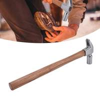 Maillet de fermeur à manche en bois |   Marteau de coupe de sabots réglable et portable en acier, outil de désinfection pour la réparation des sabots de cheval