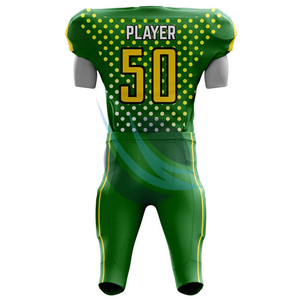 Conjuntos de camisetas de fútbol americano Ropa deportiva con cuello en V Kits de uniformes de fútbol americano con diseño de sublimación Tarifa al por mayor - Product Image 3