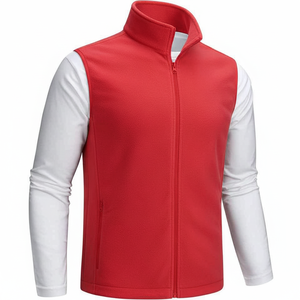 Chaleco Ligero de Softshell para Hombre, Chaleco Unisex Personalizado para Exteriores con Bolsillo, Chaleco sin Mangas con Cremallera para Golf - Product Image 2