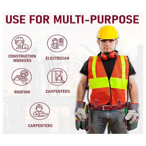 บริการ OEM แบบกําหนดเองการออกแบบล่าสุดเข็มขัดเครื่องมือหนังแบบใช้ซ้ําได้โลโก้ที่กําหนดเองกระเป๋าเครื่องมือหนังแท้ - Product Image 5